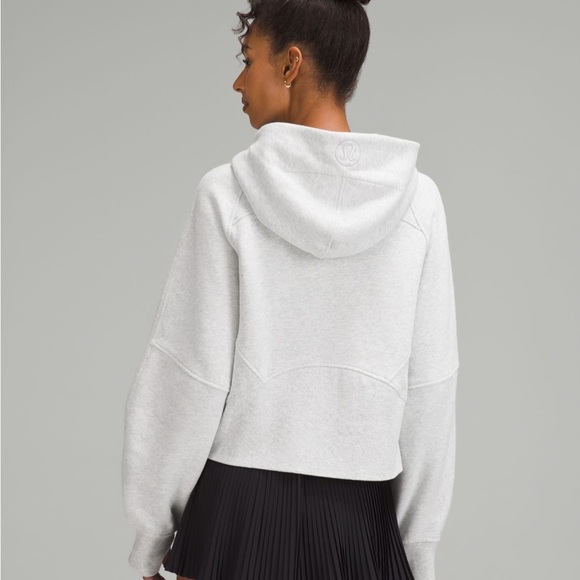 Lululemon Athletica Light Gray Zip-Up Hoodie - Picture 2 of 5